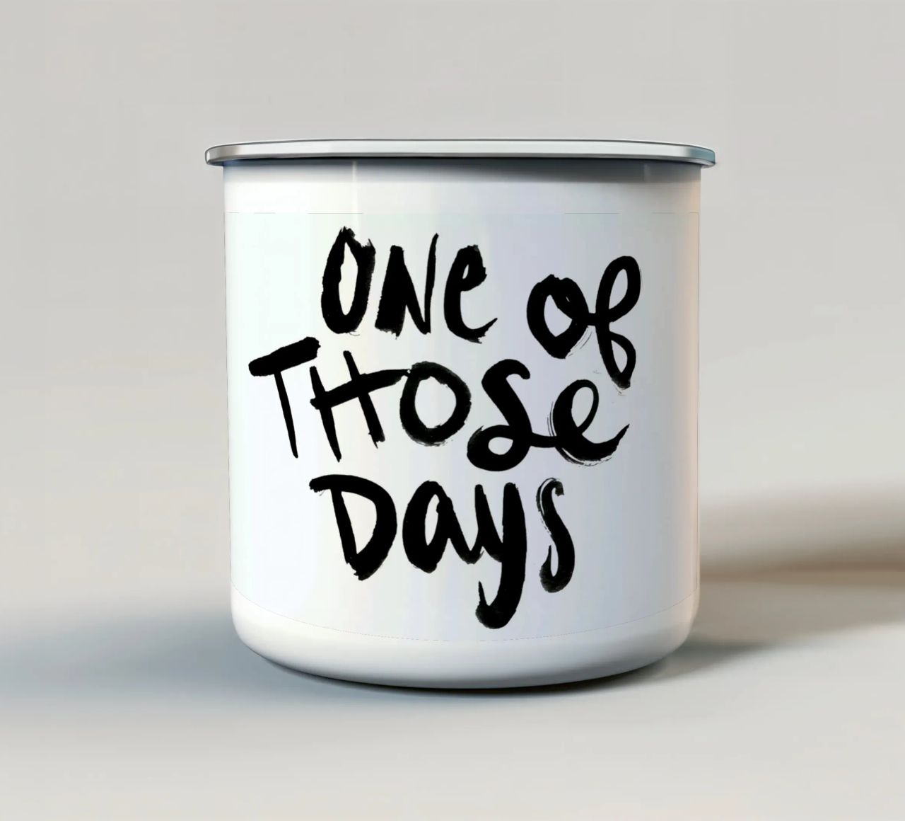 One Of Those Days tazza in smalto da Dead Language