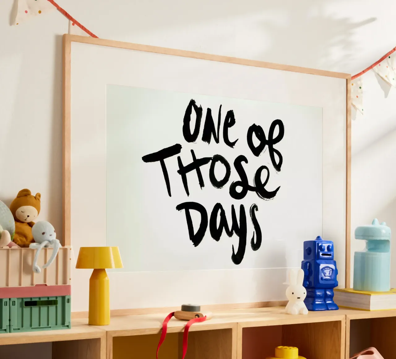 One Of Those Days poster con telaio in alluminio da Dead Language