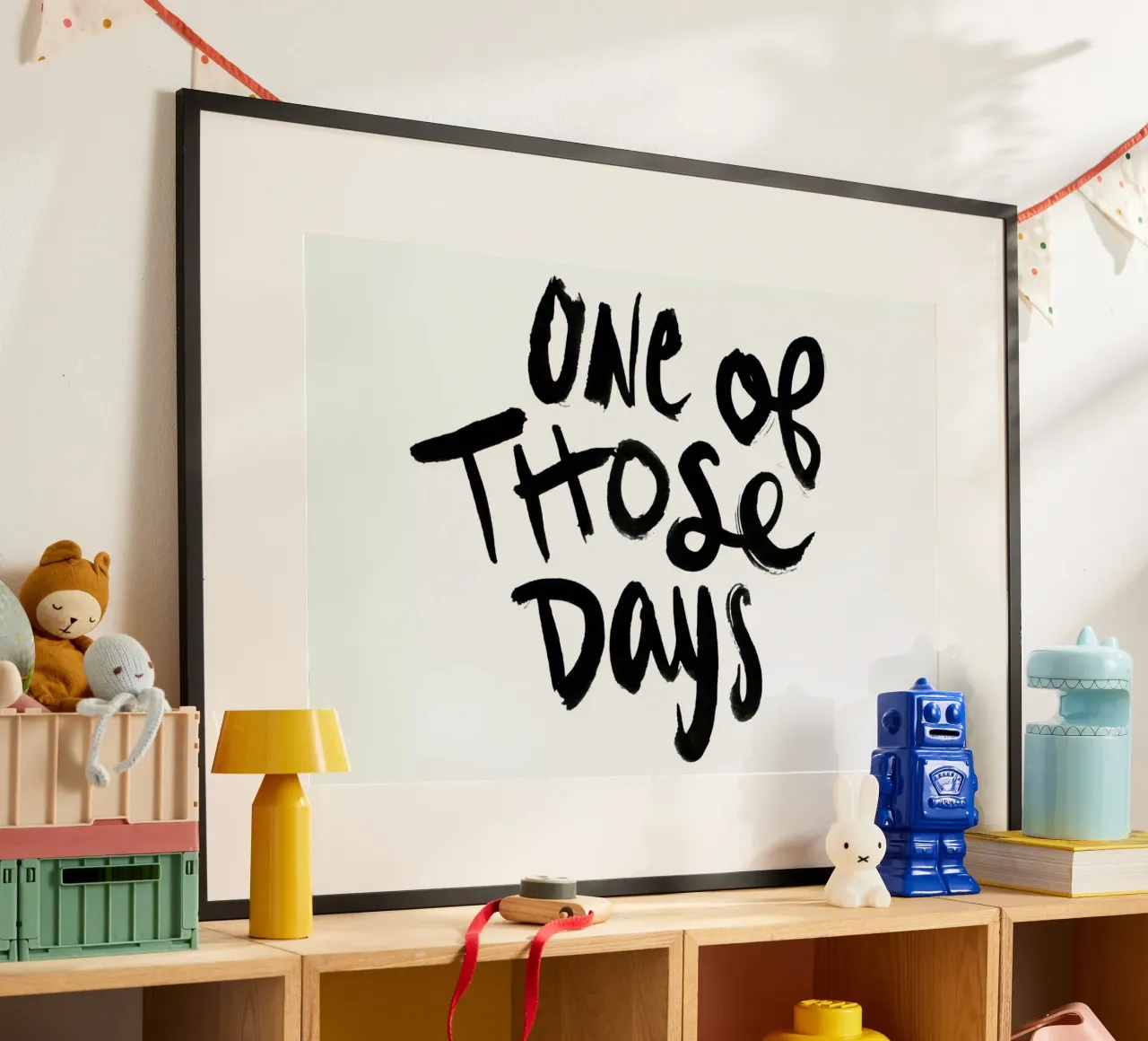 One Of Those Days poster con telaio in alluminio da Dead Language