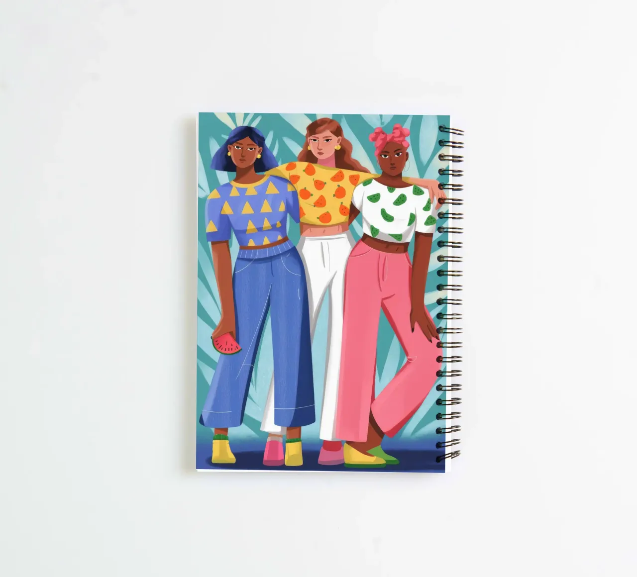 Vivid Friendship Bond spiral notebook by Prism Palette