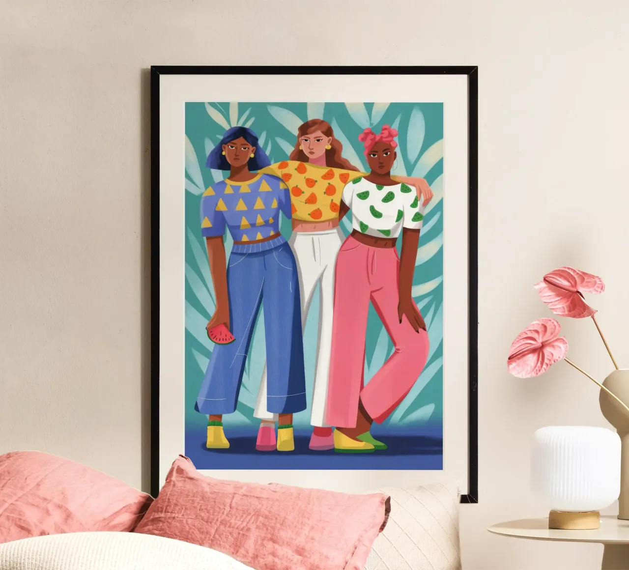 Vivid Friendship Bond poster by Prism Palette