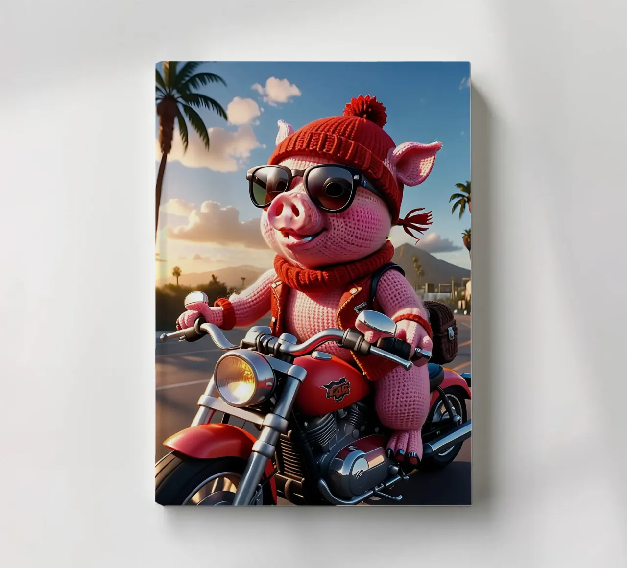 Pig_Style_A_1 notebook by Tierisch bunt by LK