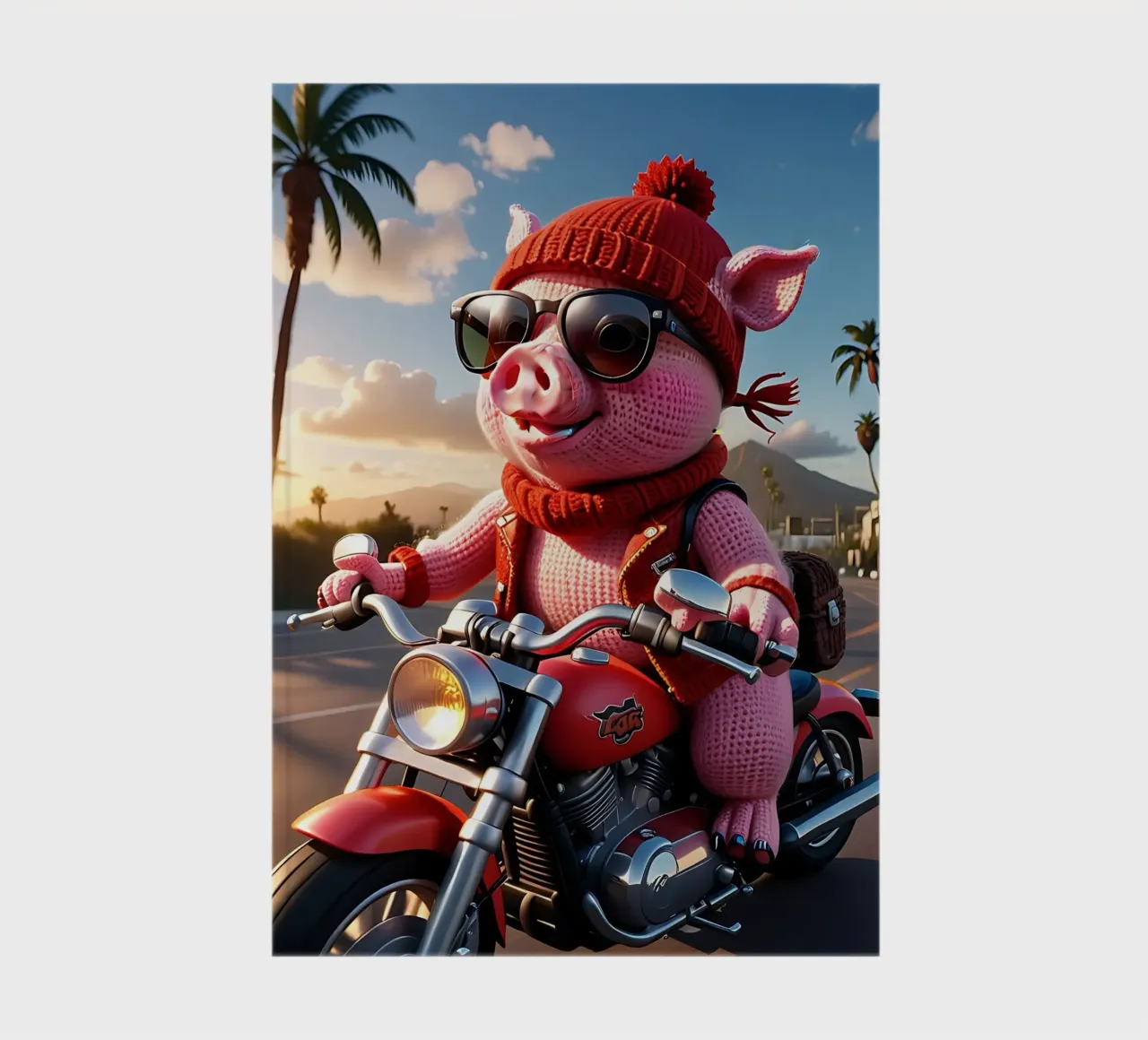 Pig_Style_A_1 notebook by Tierisch bunt by LK