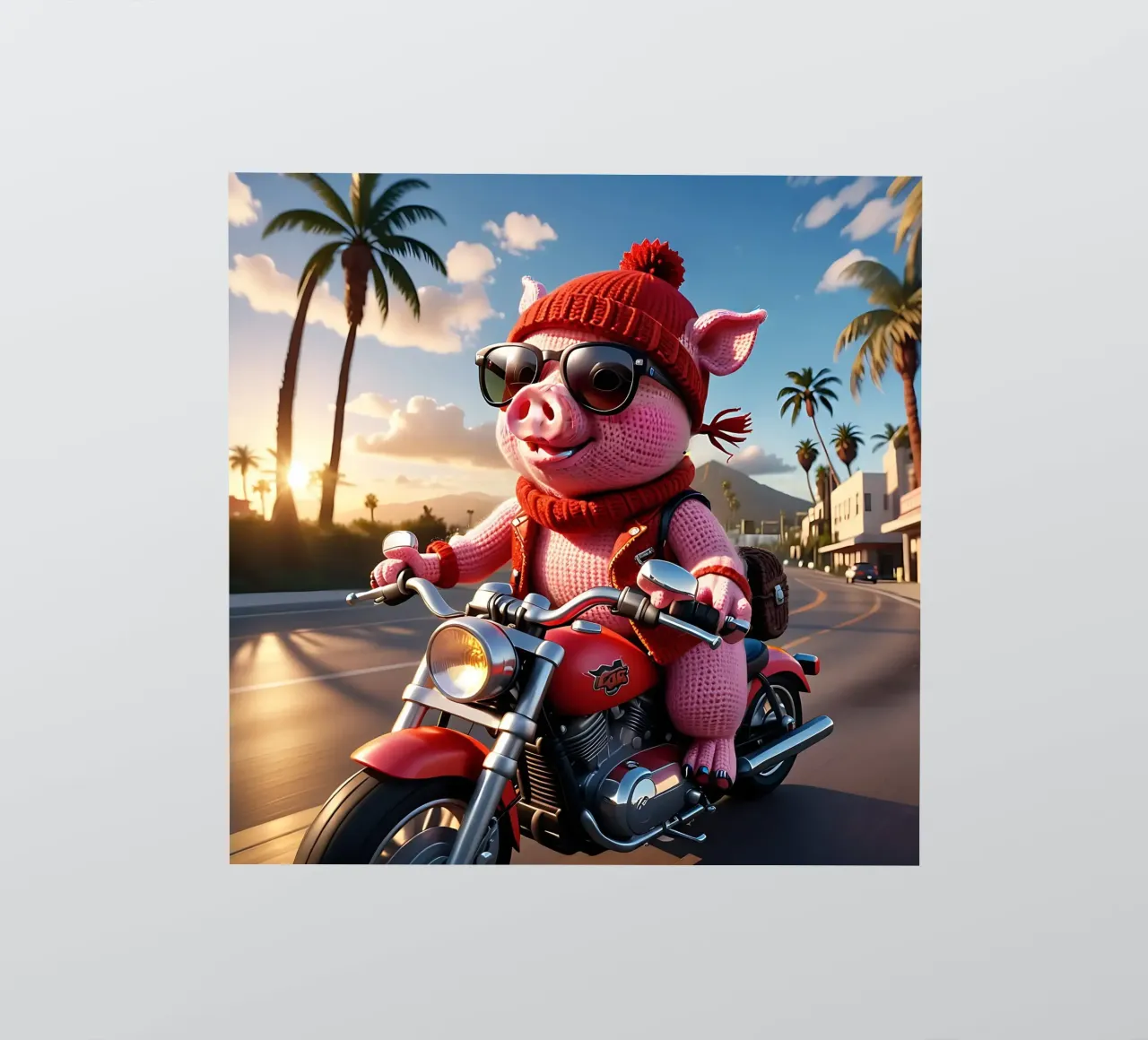 Pig_Style_A_1 pegatina de Tierisch bunt by LK
