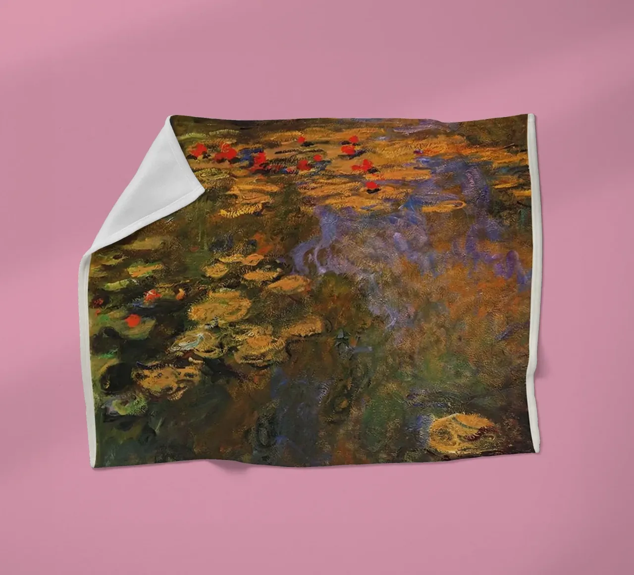 Claude Monet coperta in pile da Trending Art Company
