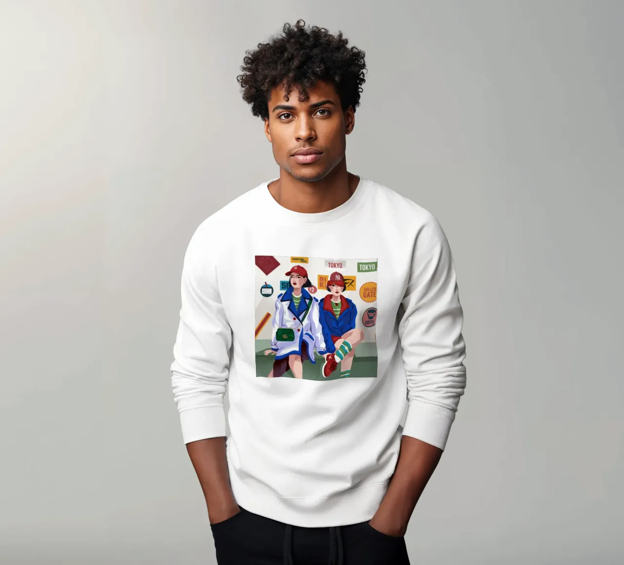 Dynamische stijl sweatshirt van Prism Palette