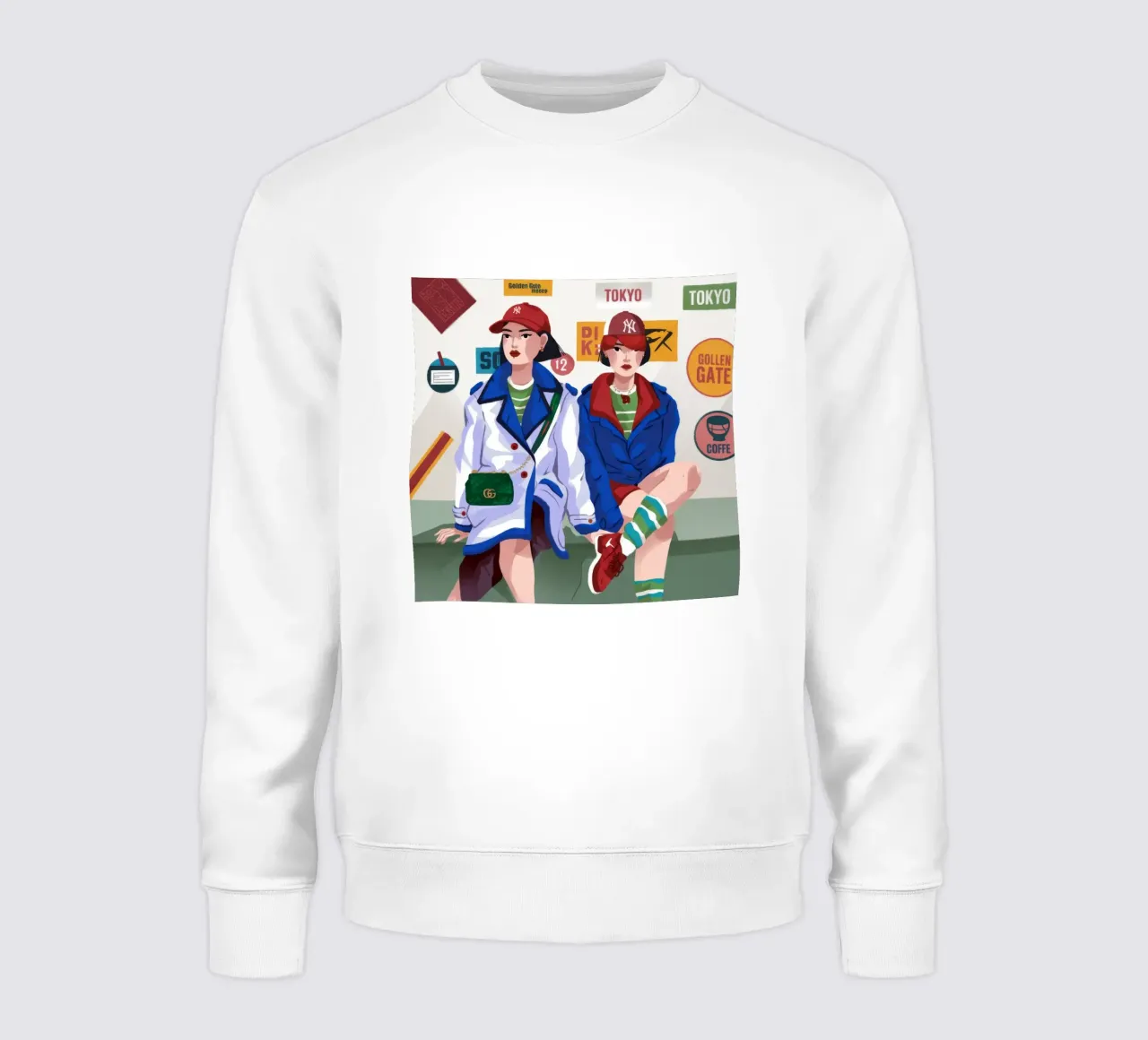 Dynamische stijl sweatshirt van Prism Palette