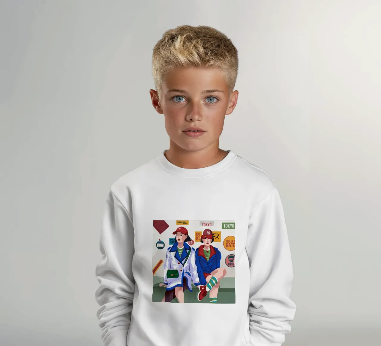 Stile di strada dinamico felpa bambino da Prism Palette