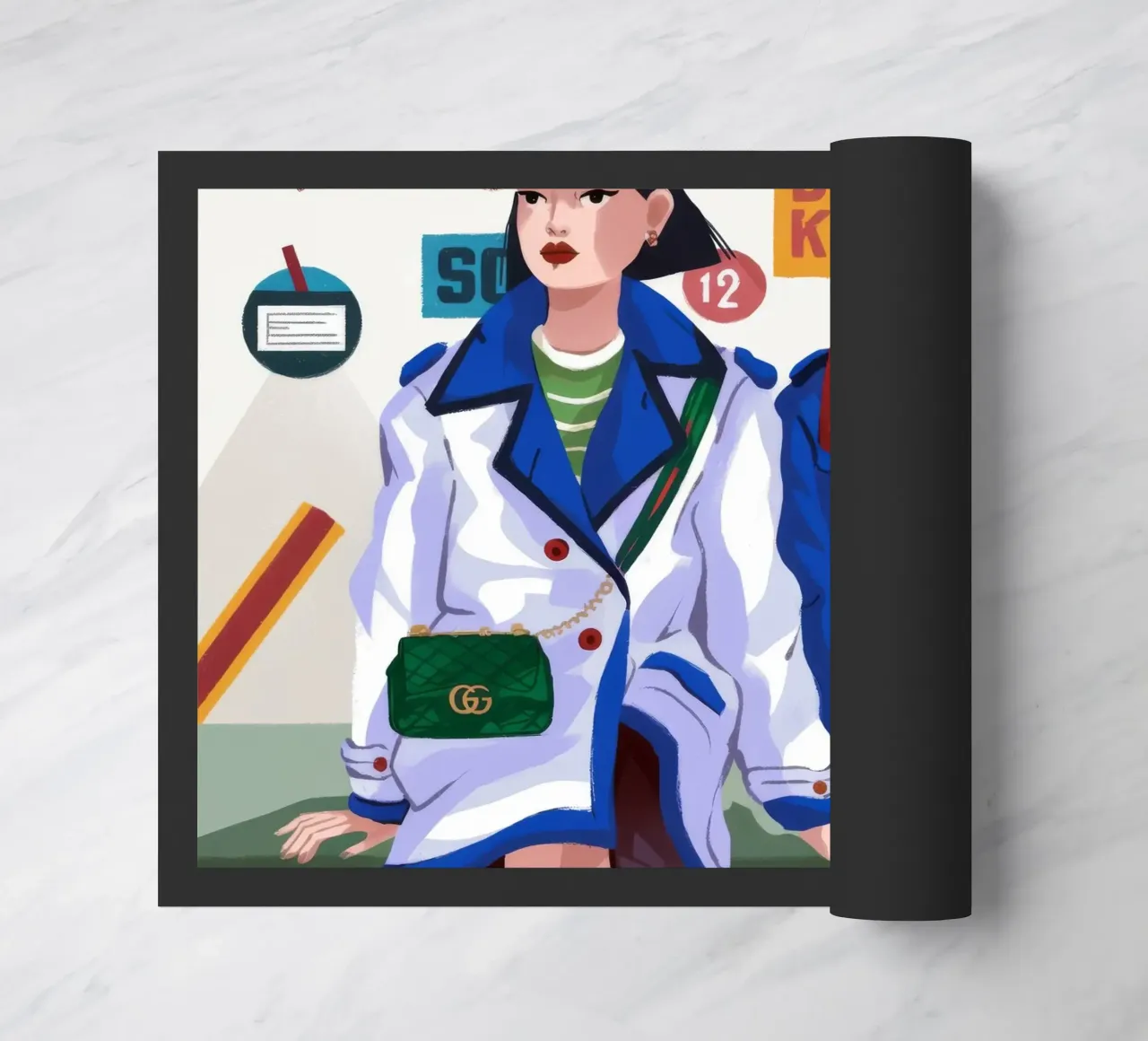 Stile di strada dinamico zerbino da Prism Palette