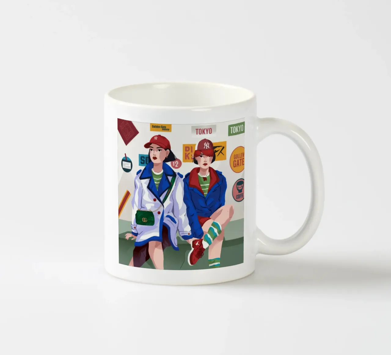 Stile di strada dinamico tazza in ceramica da Prism Palette