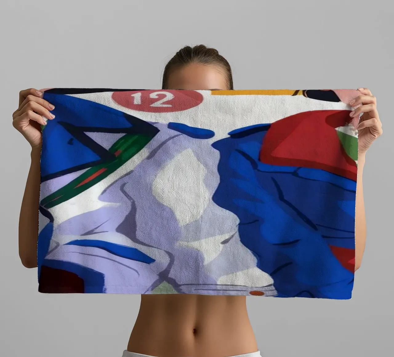 Dynamic Street Style towel by Prism Palette