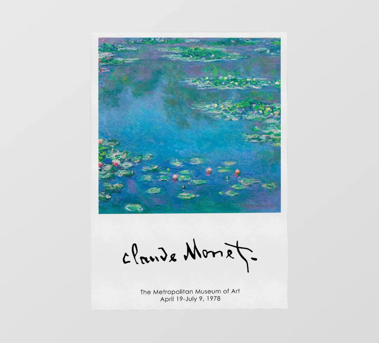 Claude Monet telo in pvc da Trending Art Company