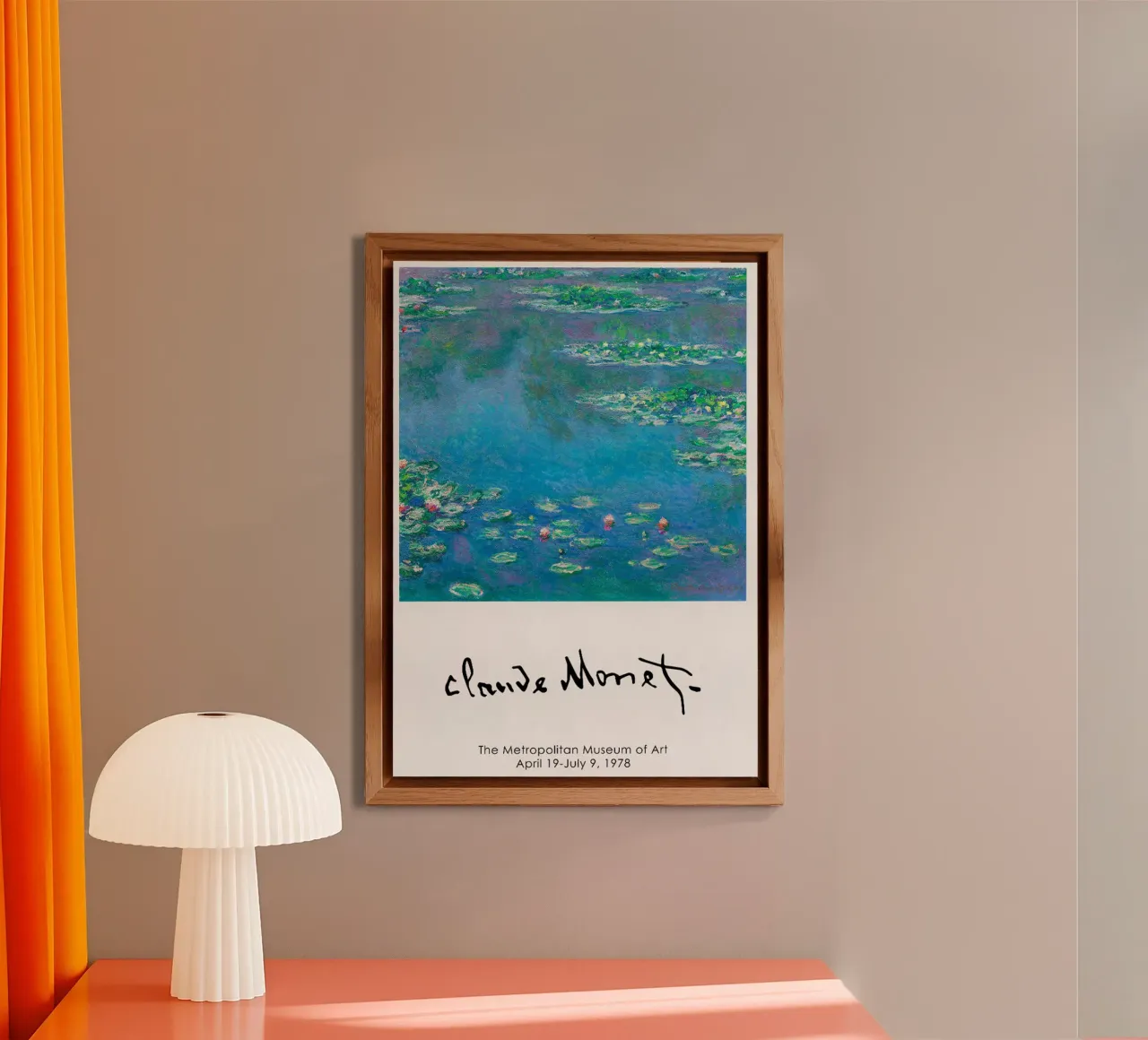 Claude Monet alluminio dibond da Trending Art Company