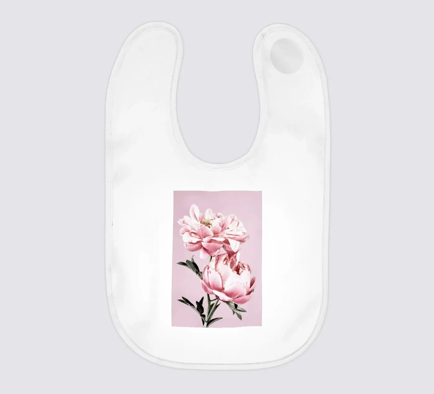 Pink Peonies bavaglino da Flora & Fauna