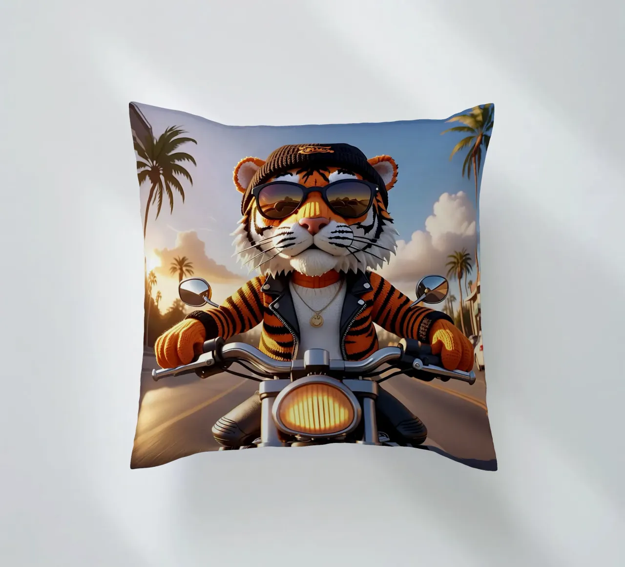 Stile_tigre_A_1 cuscino da Tierisch bunt by LK
