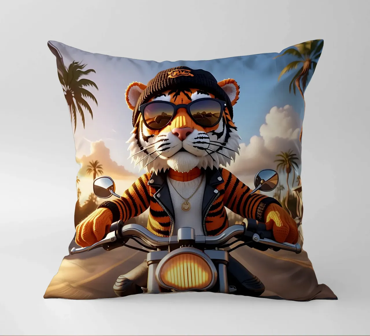 Stile_tigre_A_1 cuscino da Tierisch bunt by LK
