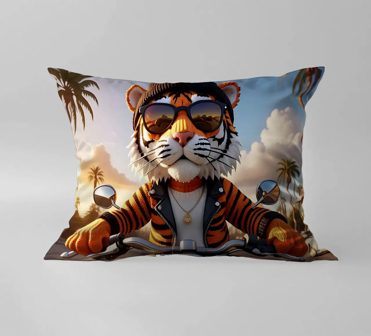 Stile_tigre_A_1 cuscino da Tierisch bunt by LK