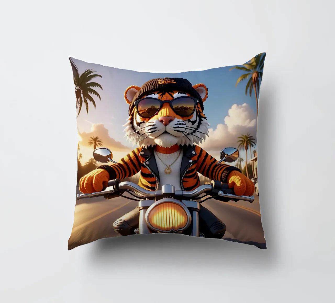 Stile_tigre_A_1 cuscino da Tierisch bunt by LK