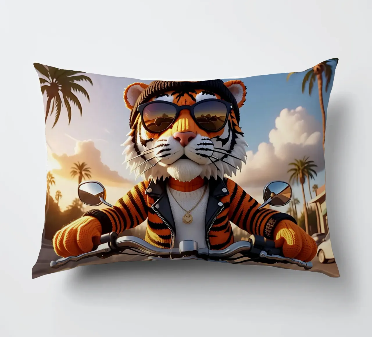 Stile_tigre_A_1 cuscino da Tierisch bunt by LK
