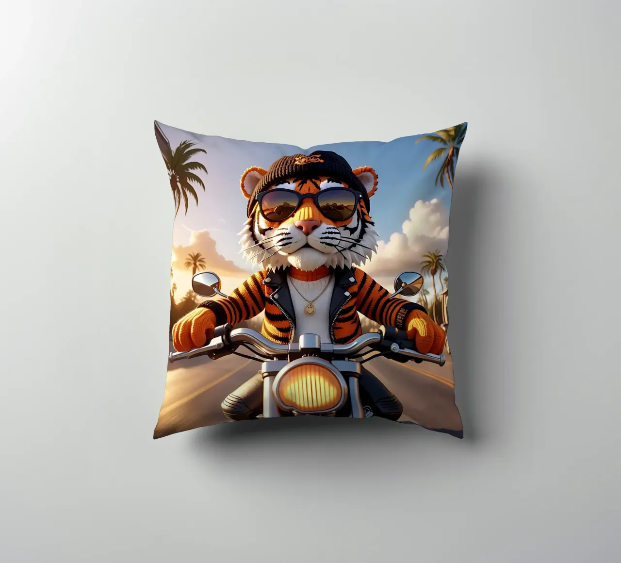 Stile_tigre_A_1 cuscino da Tierisch bunt by LK