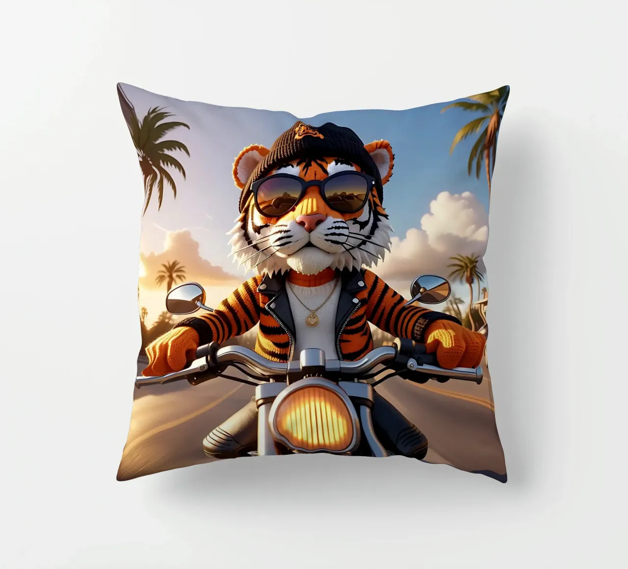 Stile_tigre_A_1 cuscino da Tierisch bunt by LK