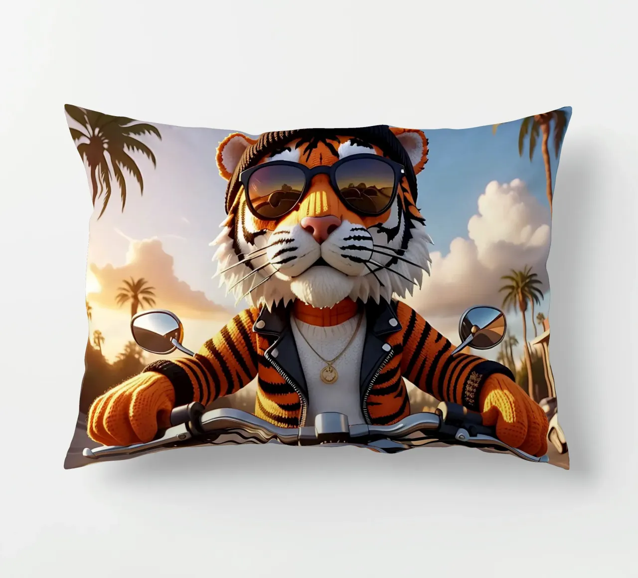 Stile_tigre_A_1 cuscino da Tierisch bunt by LK
