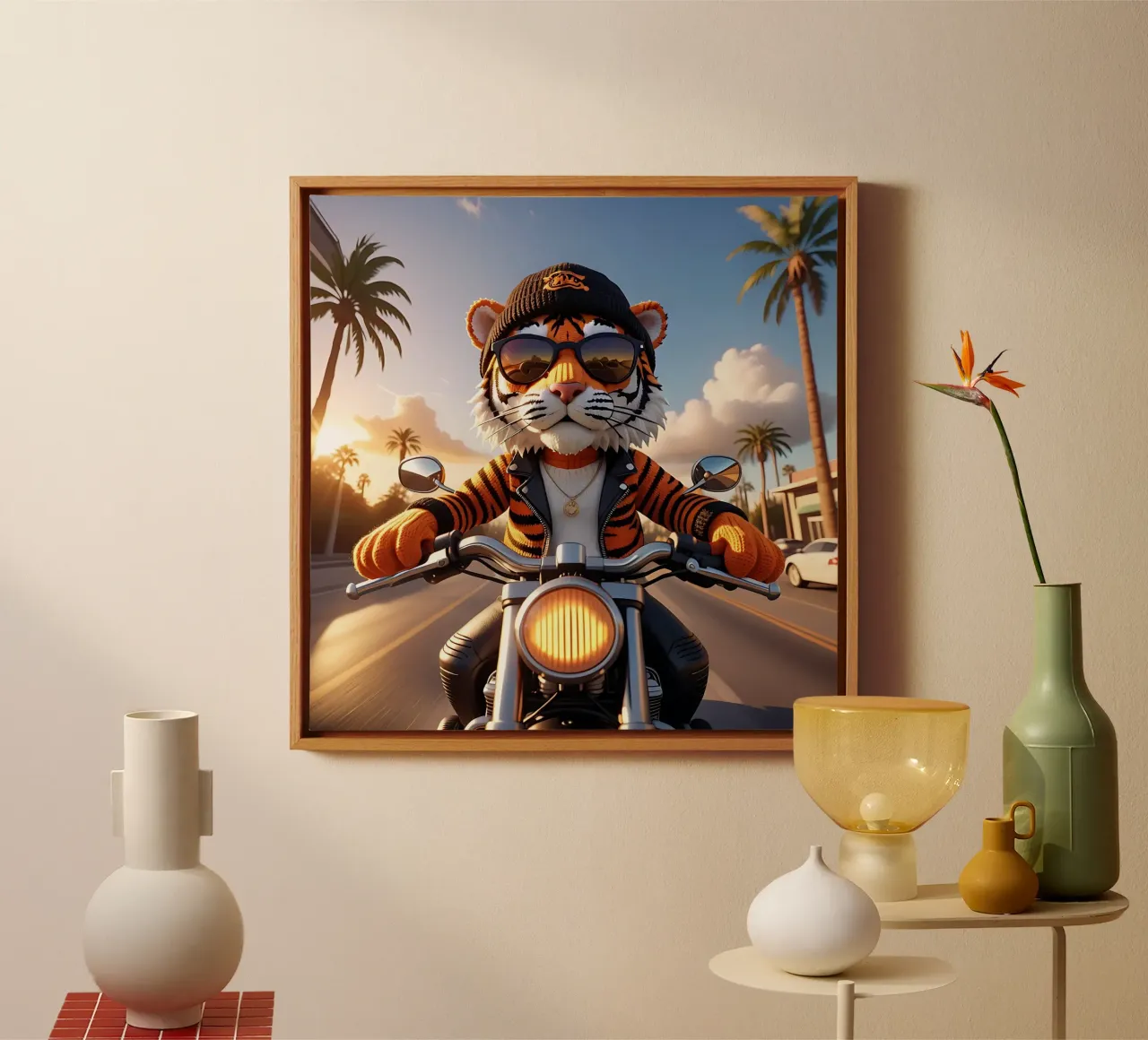 Tiger_Style_A_1 canvas by Tierisch bunt by LK