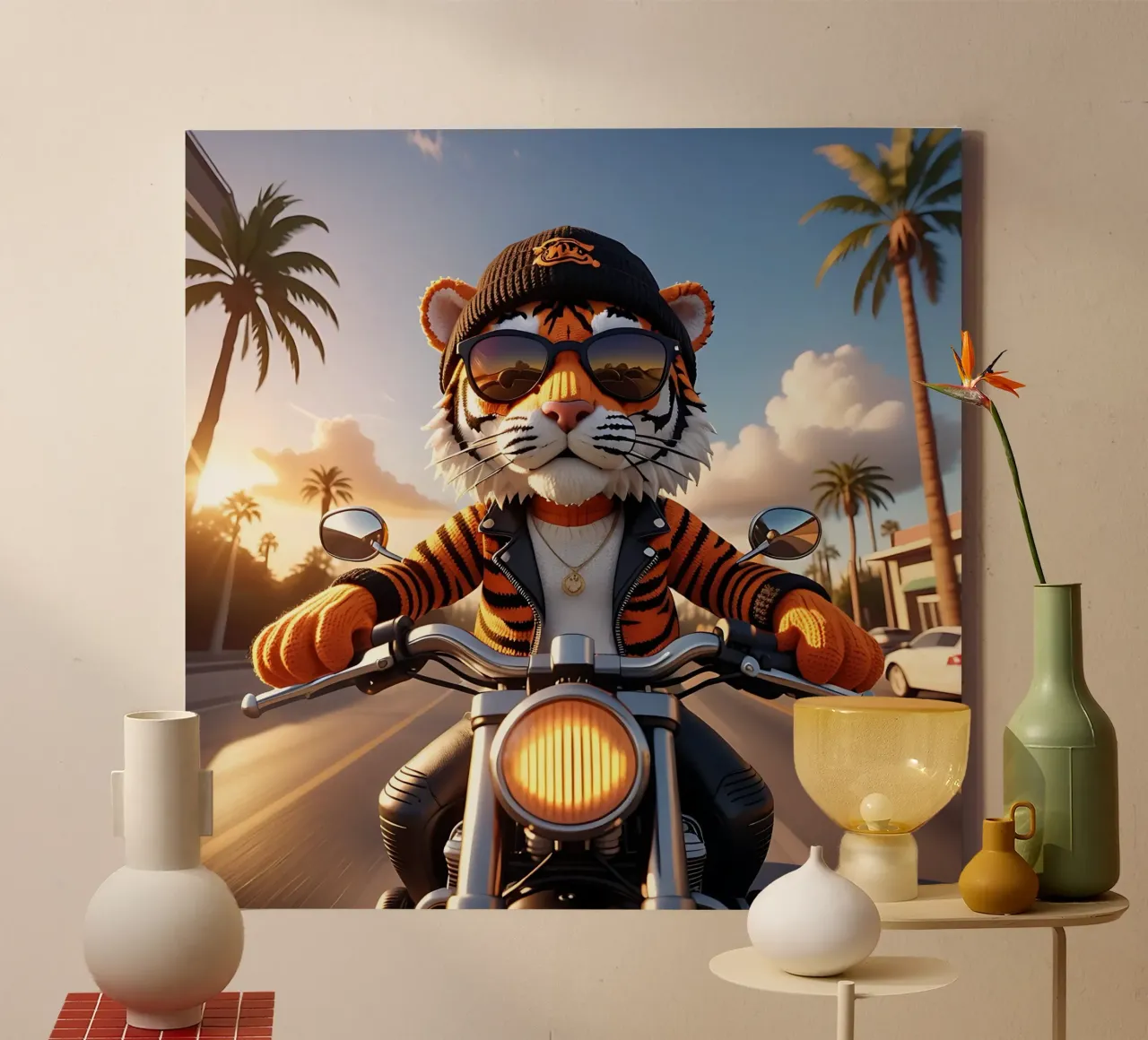 Tiger_Style_A_1 canvas by Tierisch bunt by LK
