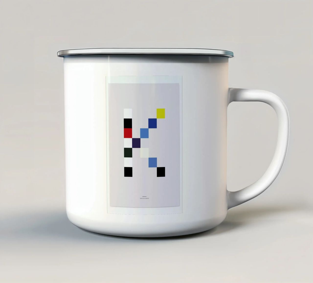 Artists 1 tazza in smalto da Marcin Plonka