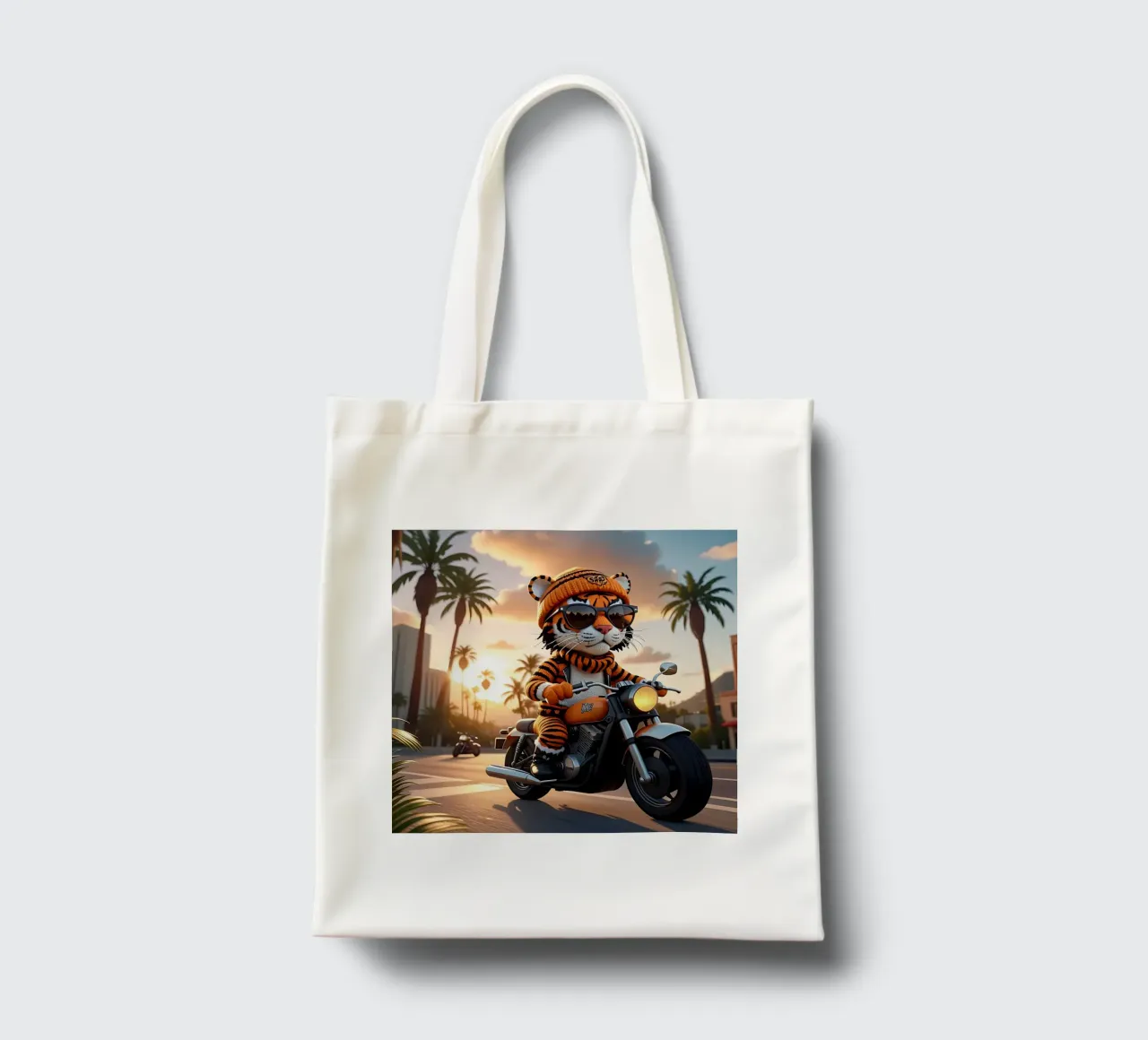 Stile_tigre_A_2 borsa in juta da Tierisch bunt by LK