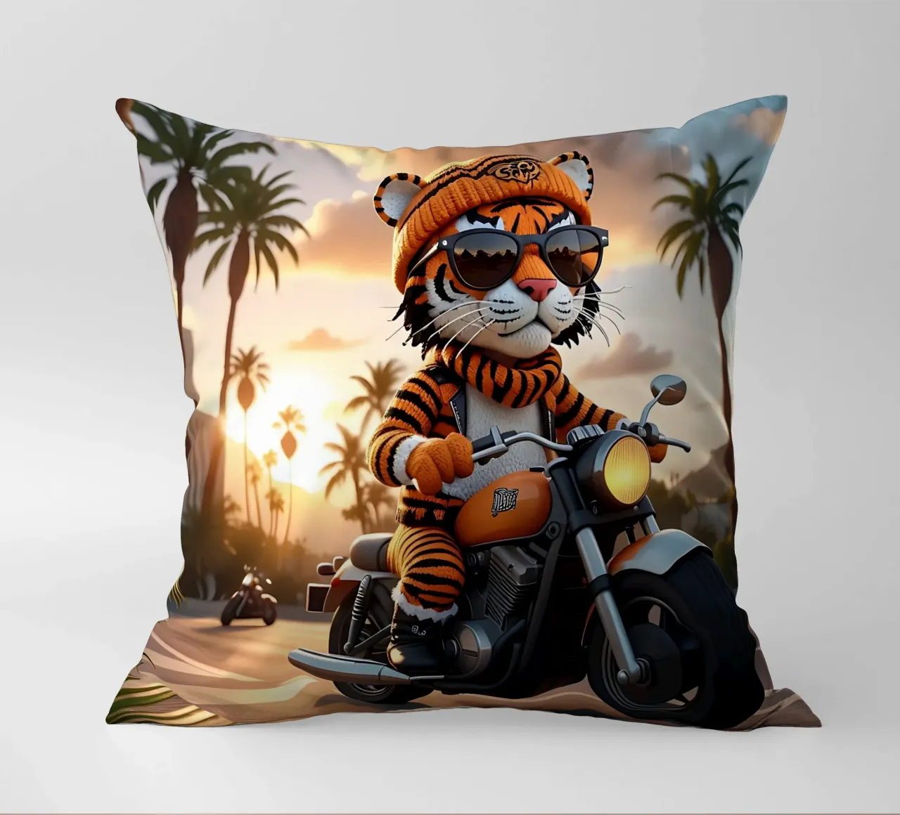 Stile_tigre_A_2 cuscino da Tierisch bunt by LK