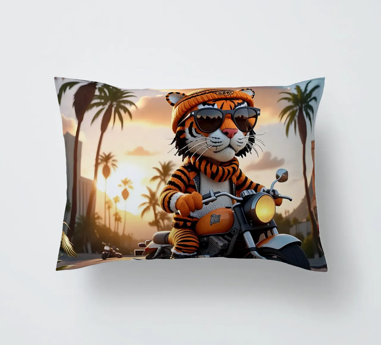 Stile_tigre_A_2 cuscino da Tierisch bunt by LK