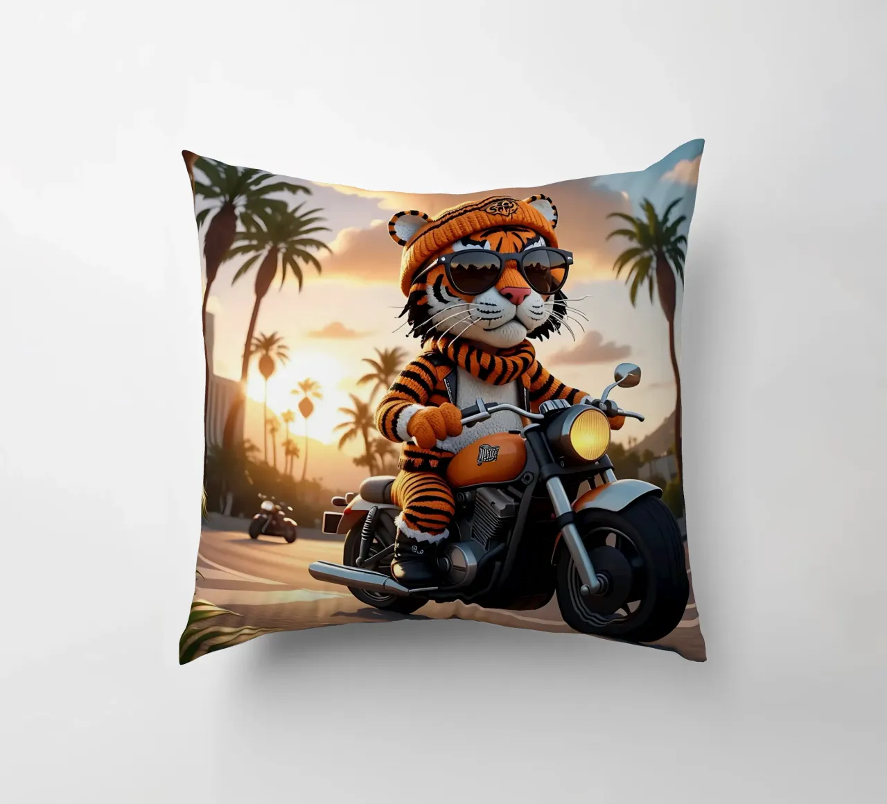 Stile_tigre_A_2 cuscino da Tierisch bunt by LK