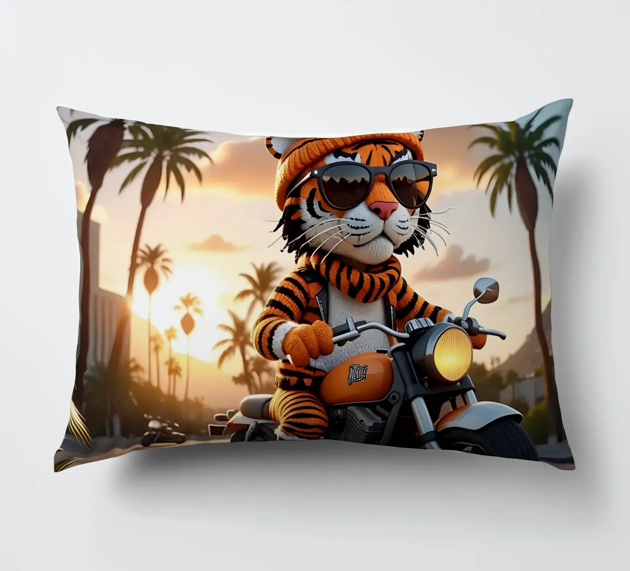 Stile_tigre_A_2 cuscino da Tierisch bunt by LK