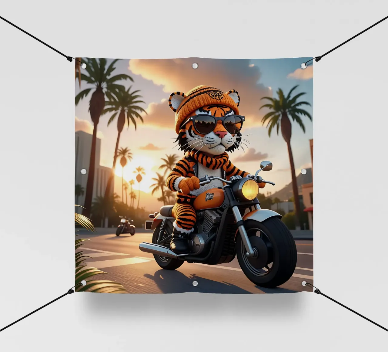 Stile_tigre_A_2 telo in pvc da Tierisch bunt by LK