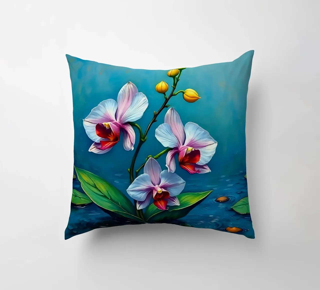 Stile_orchidea_B_1 cuscino da Farb- und Blütenzauber by LK