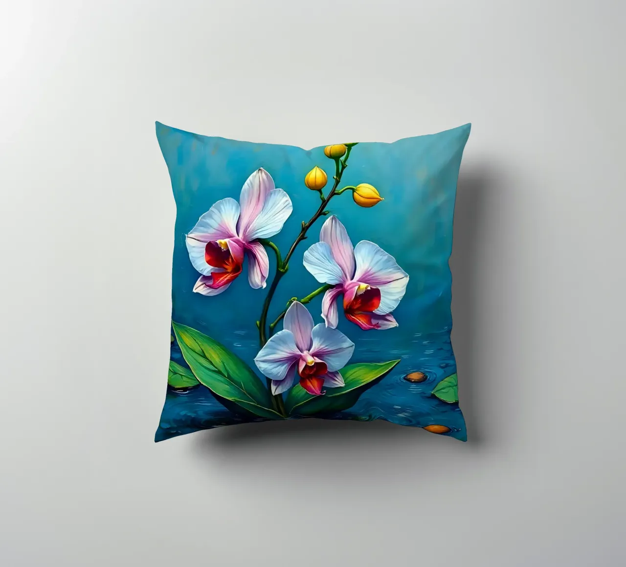 Stile_orchidea_B_1 cuscino da Farb- und Blütenzauber by LK