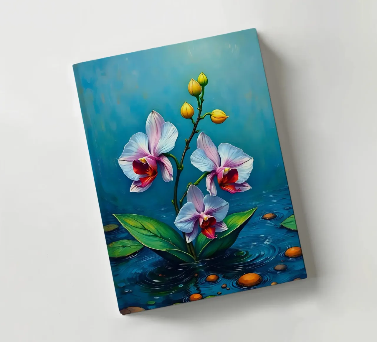 Orchid_style_B_1 notebook by Farb- und Blütenzauber by LK