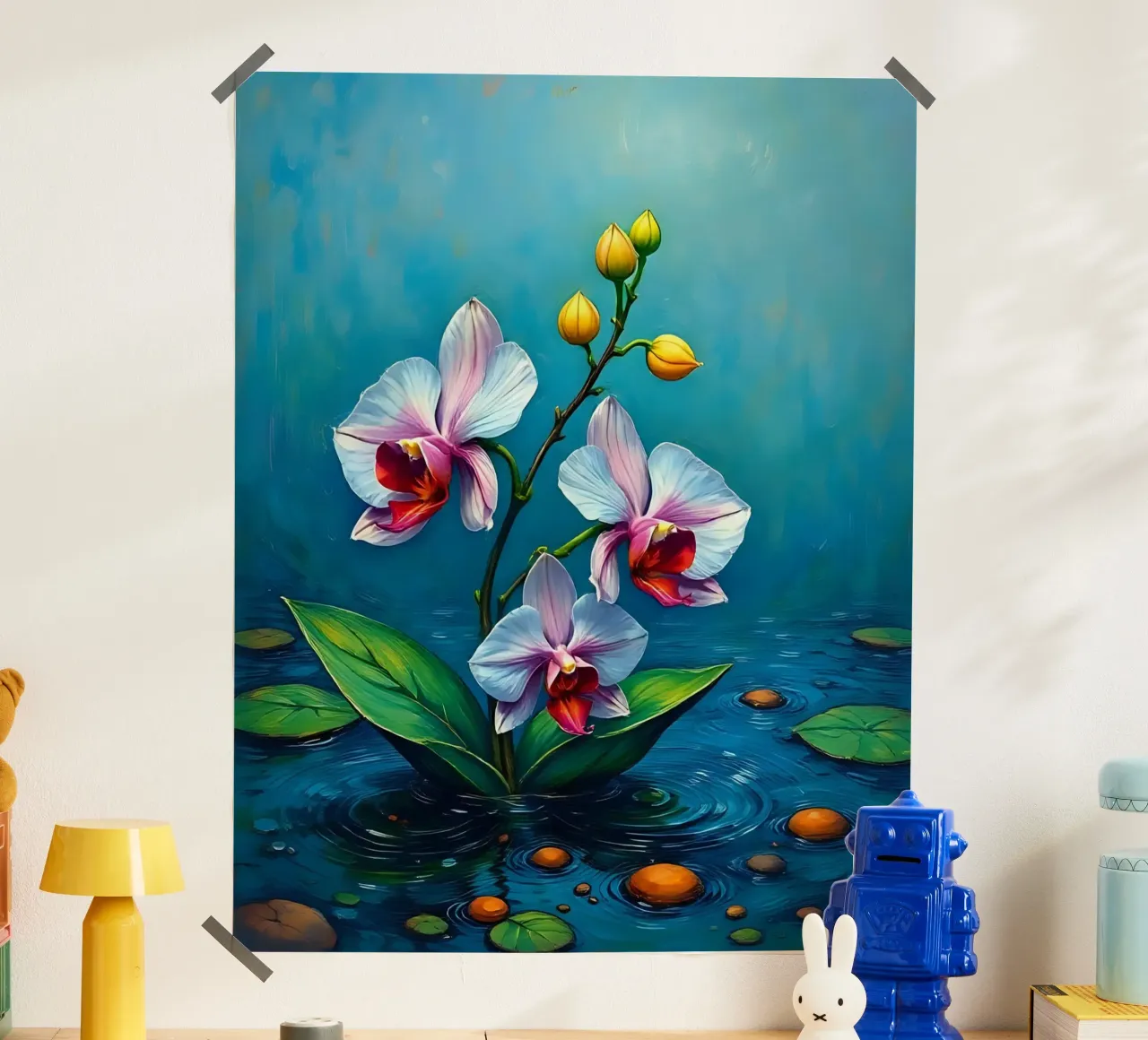 Style_orchidée_B_1 poster de Farb- und Blütenzauber by LK