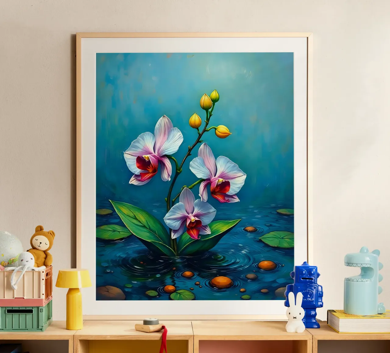 Style_orchidée_B_1 poster de Farb- und Blütenzauber by LK