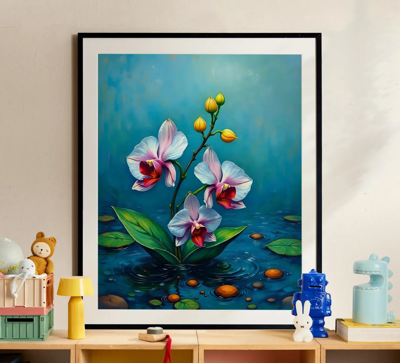 Style_orchidée_B_1 poster de Farb- und Blütenzauber by LK