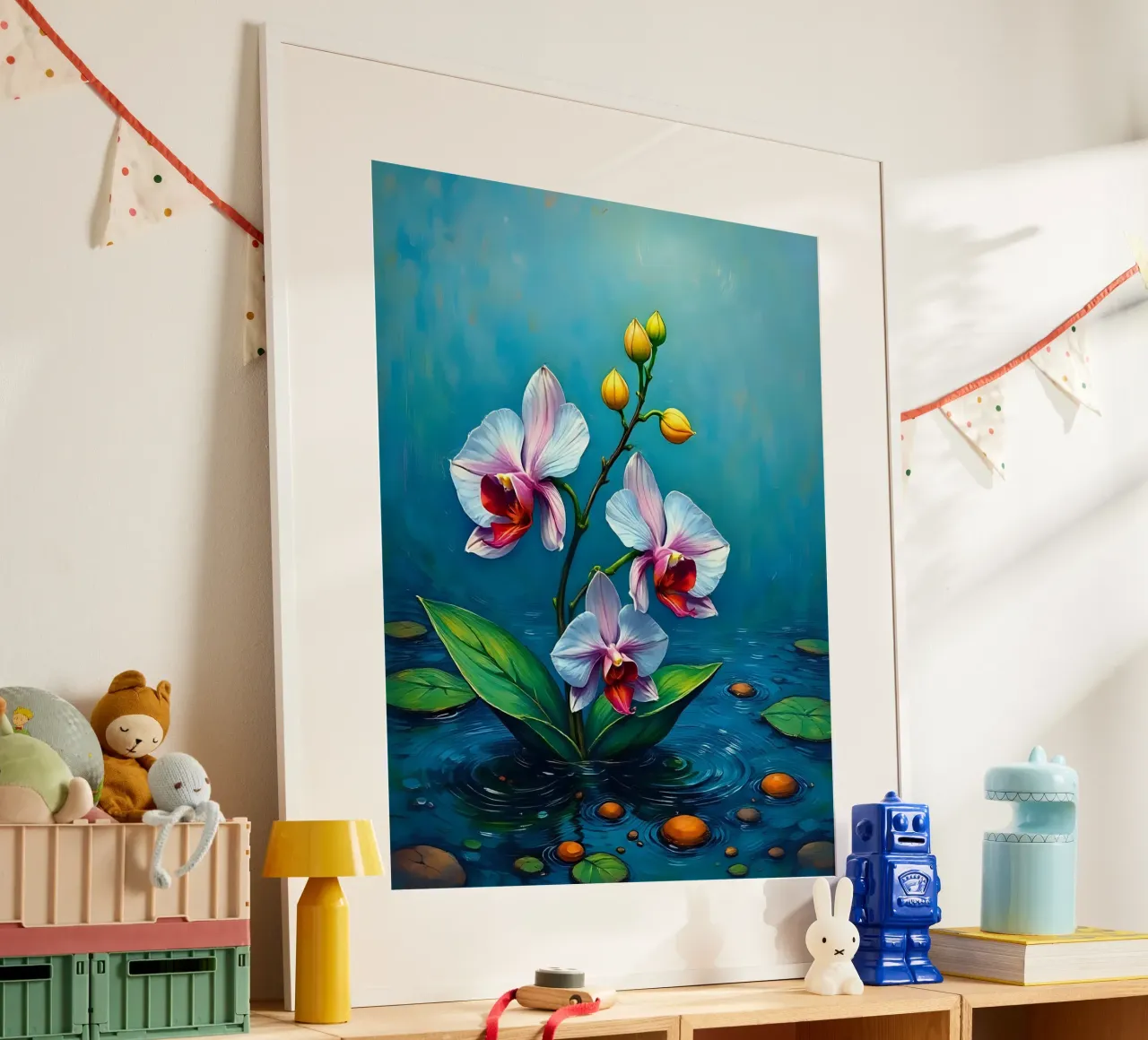 Style_orchidée_B_1 poster de Farb- und Blütenzauber by LK