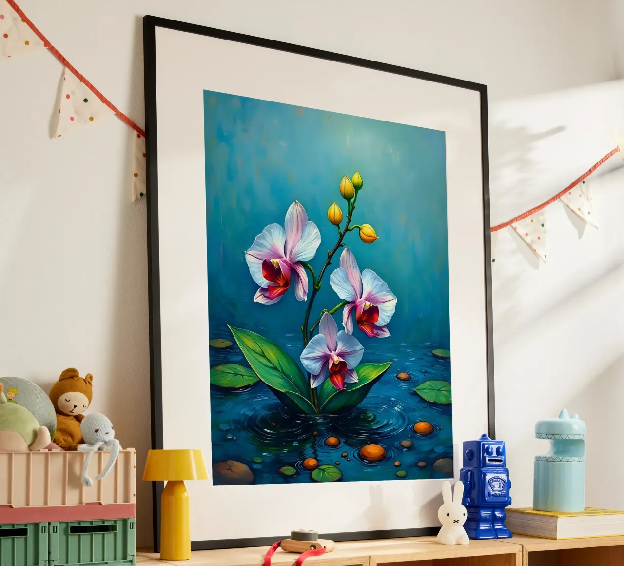 Style_orchidée_B_1 poster de Farb- und Blütenzauber by LK