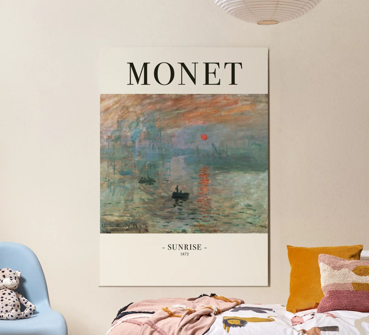 Monet - Sunrise Poster von Trending Art Company