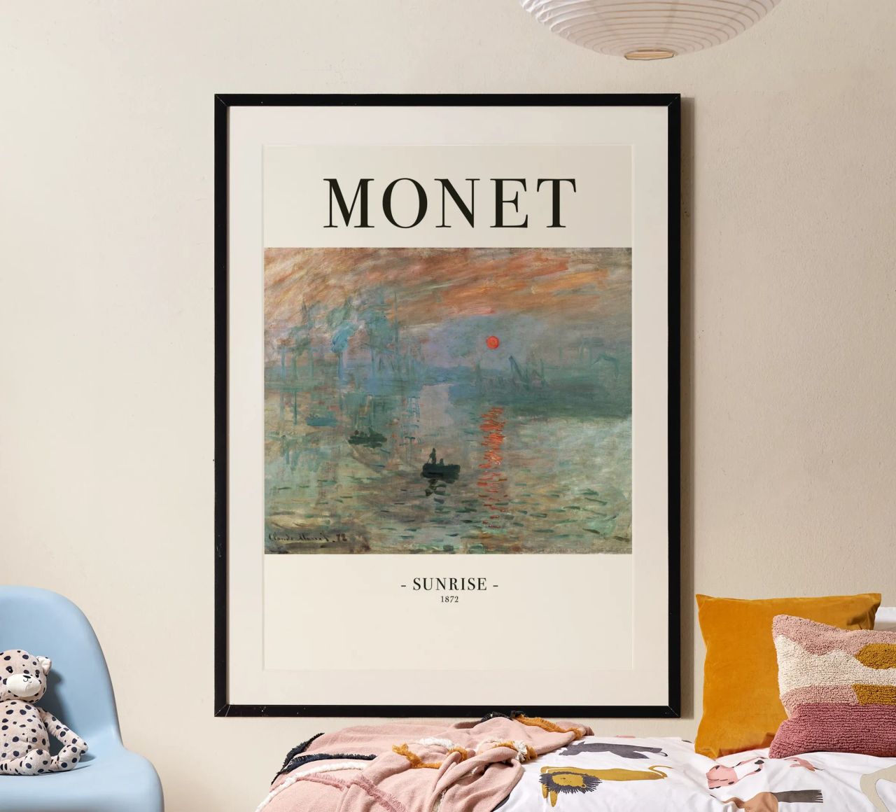 Monet - Sunrise Poster von Trending Art Company