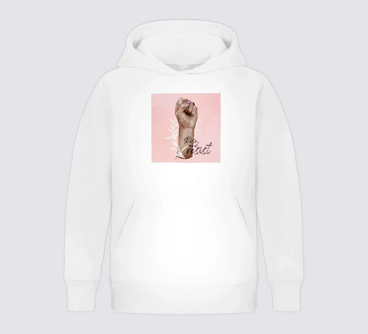Rise and Resist sudadera con capucha para niño de Ina Stanimirova