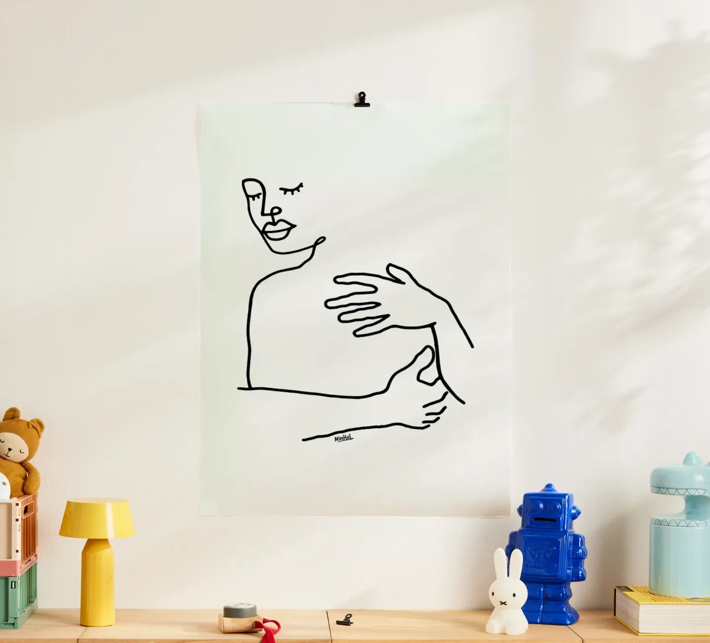 Hug poster by Ninhol