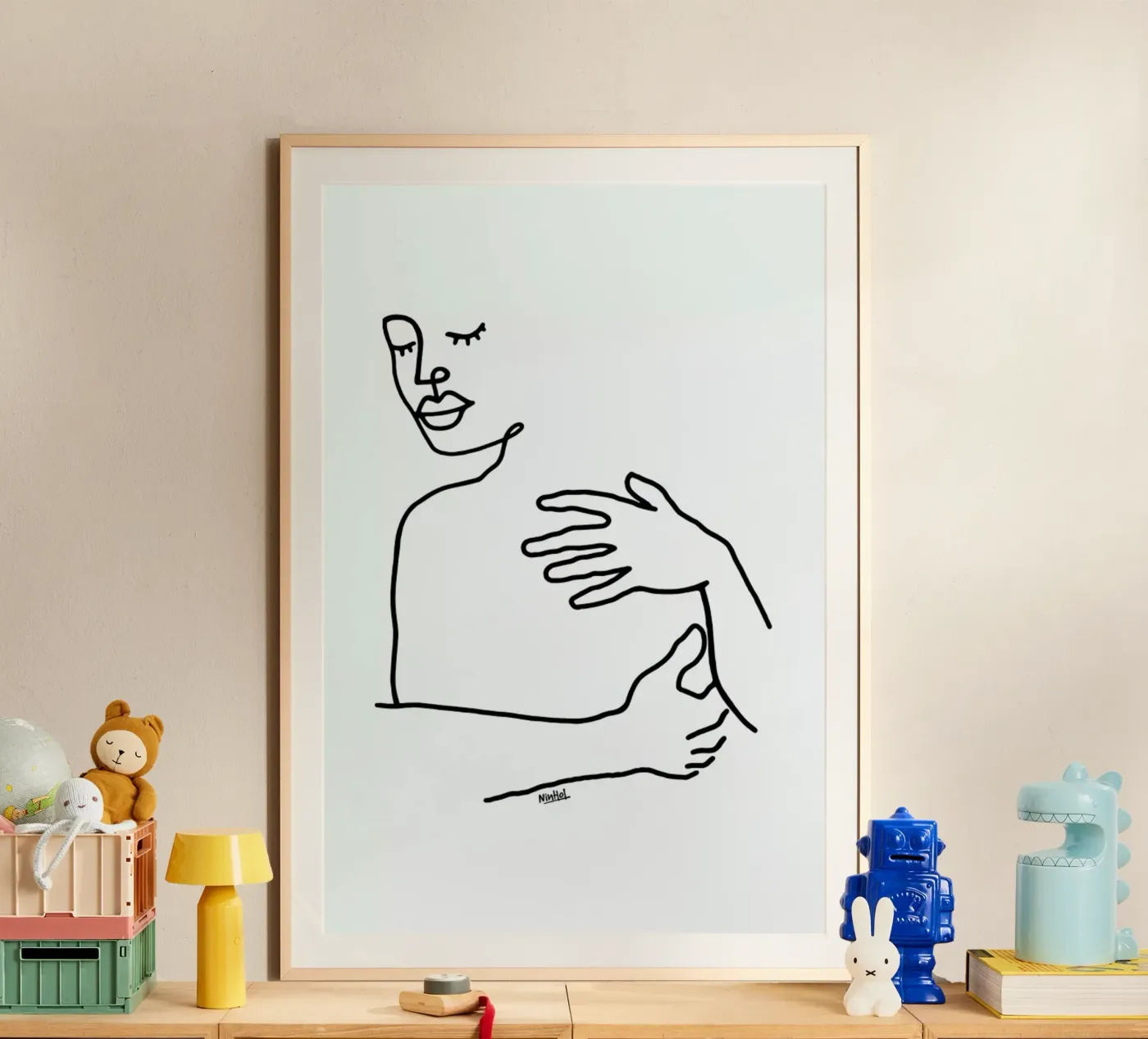 Hug poster by Ninhol