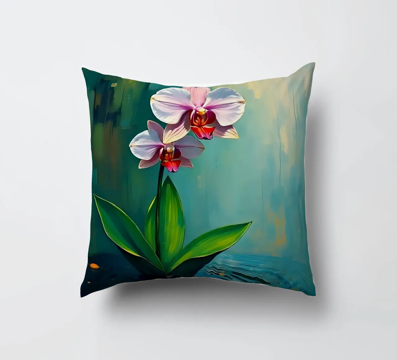 Stile_orchidea_B_3 cuscino da Farb- und Blütenzauber by LK