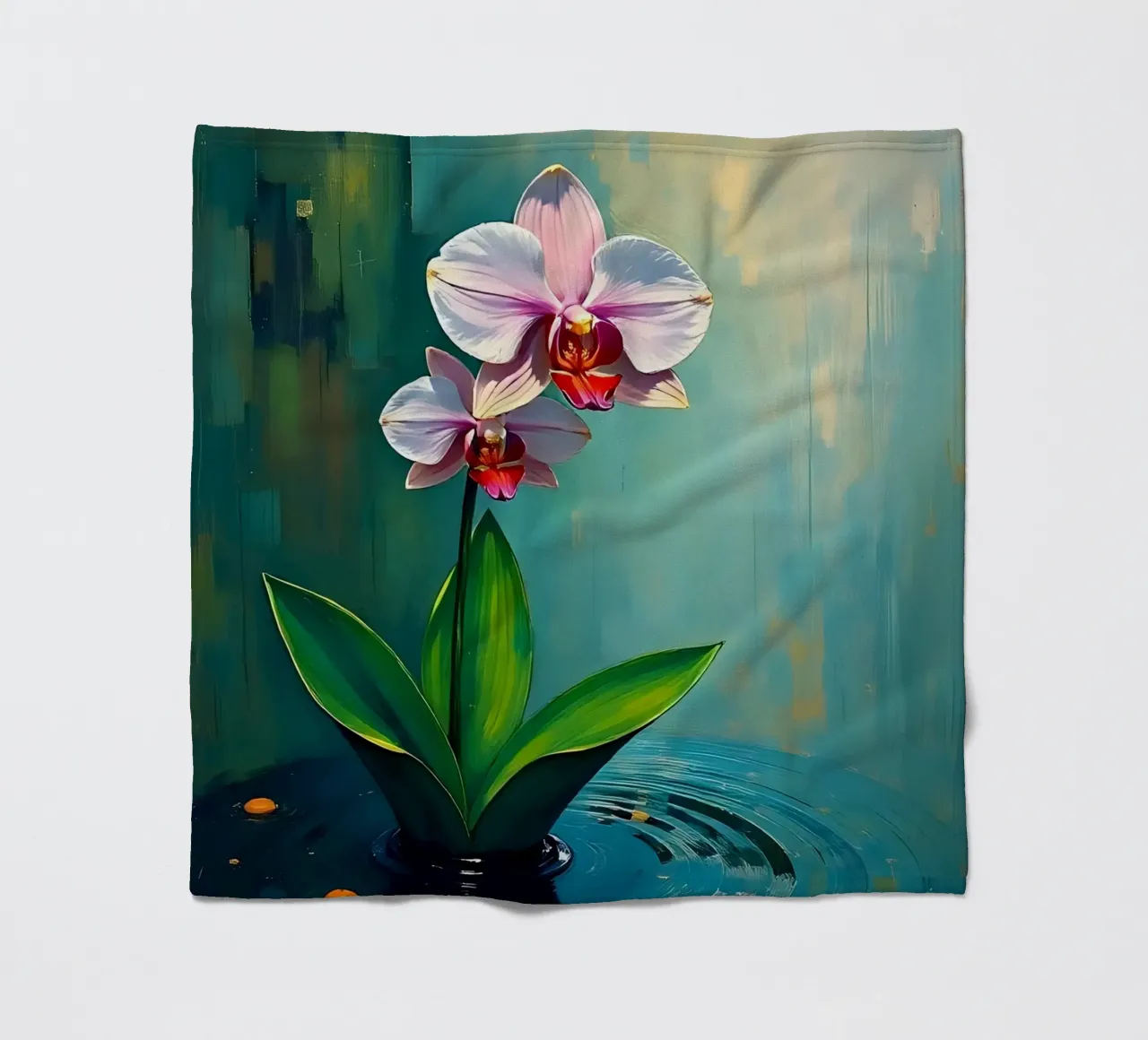 Stile_orchidea_B_3 coperta in pile da Farb- und Blütenzauber by LK